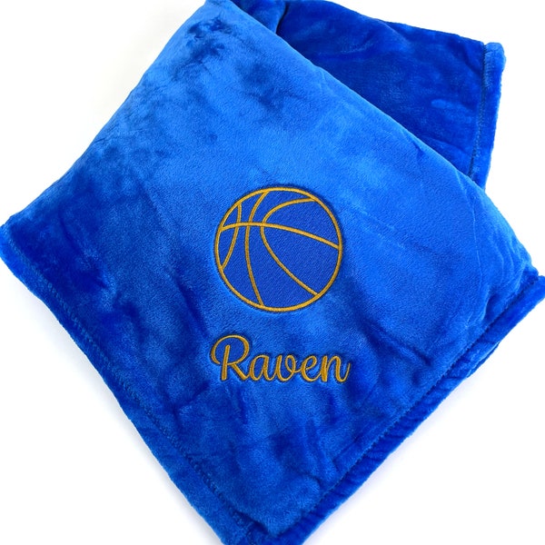 Basketball Blanket Etsy