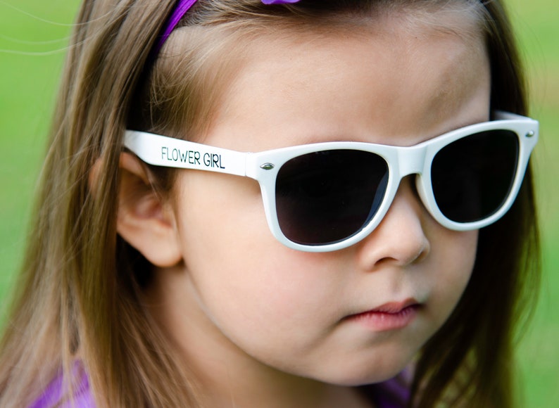 KIDS Personalized Sunglasses Ring Bearer Flower Girl Gift image 2