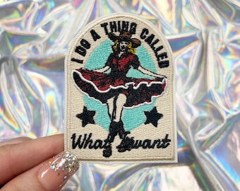 I Do A Thing Called What I Want Patch, Iron On Patch, Beach Patch, Hat Patches, Trendy Patch, Hat Bar Patches, Trucker Hat Patches
