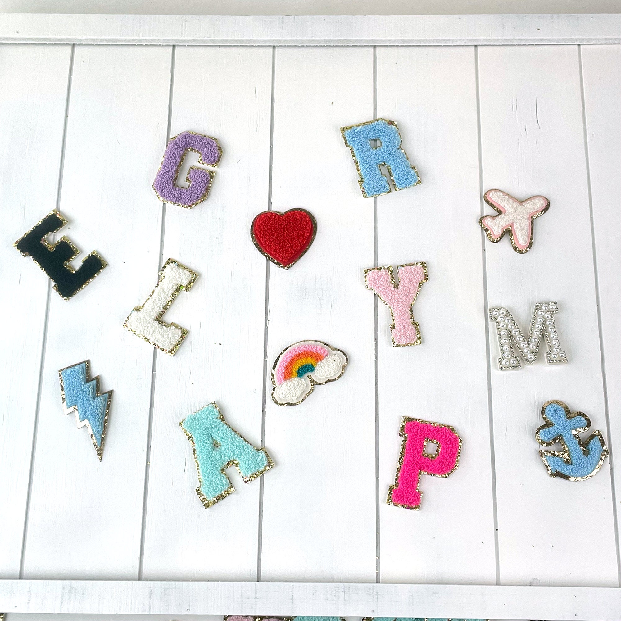 Chenille Letter Patches DIY Project Varsity Letter Self -  Denmark