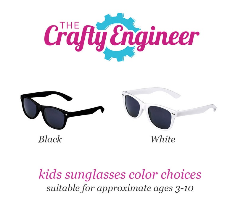 KIDS Personalized Sunglasses Ring Bearer Flower Girl Gift image 4