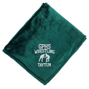 Custom Wrestling Blanket, Graduation Blanket, Sports Blanket, Custom Gift, Plush Throw, Custom Throw Blanket, Sports Gift, Senior Gift image 10