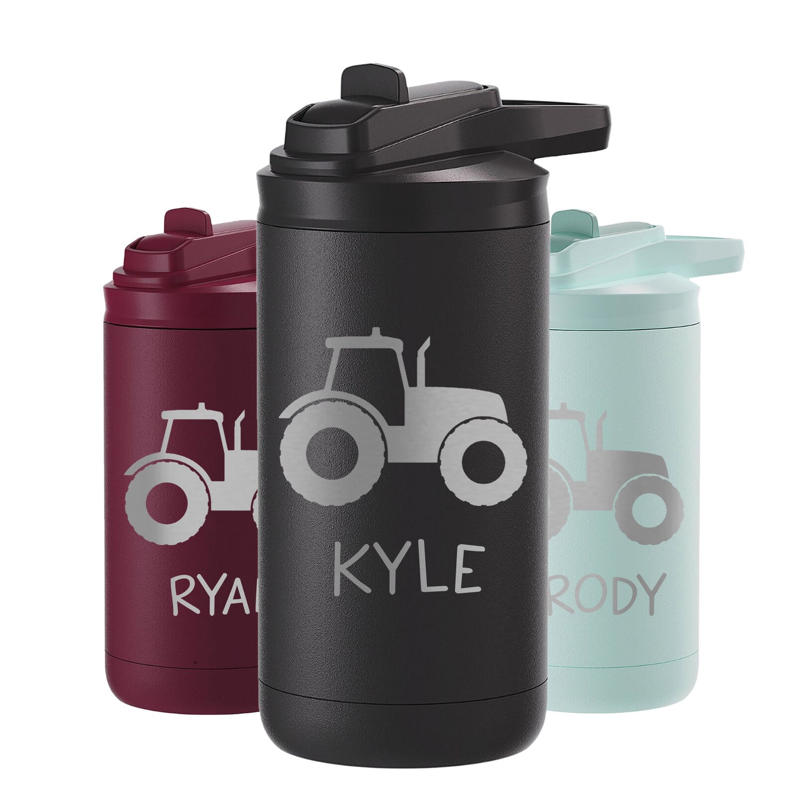 Personalized Tractor Kid's Travel Cup Tractor Design Etsy