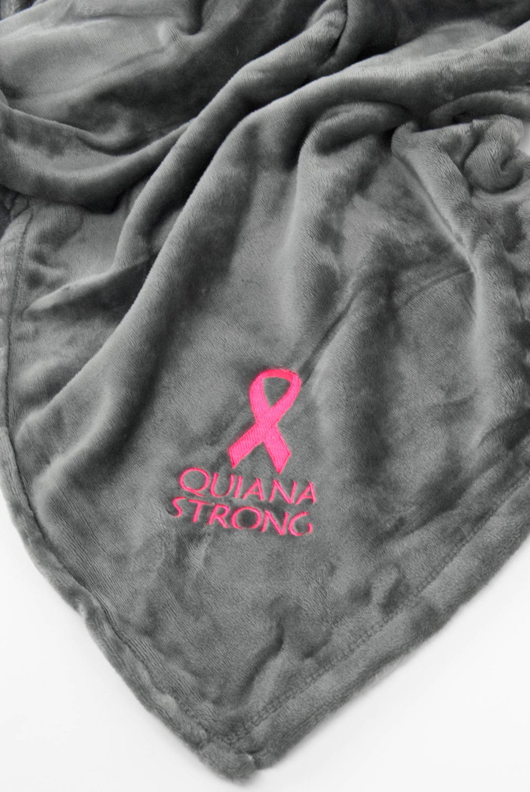 Chemo Blanket, Pink Ribbon Gift, Breast Cancer Gift, Breast Cancer