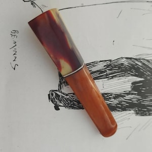 Art deco Amber Cheroot Holder