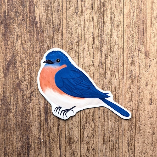 Bluebird Vinyl Sticker - Water Resistant Decal