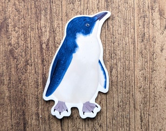 Little Blue Fairy Penguin Vinyl Sticker - Water Resistant Laptop Decal