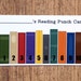 Reading Incentive Punch Card - Book Punch Card - Library Summer Reading Program Punch - Set of 50 Punch Cards