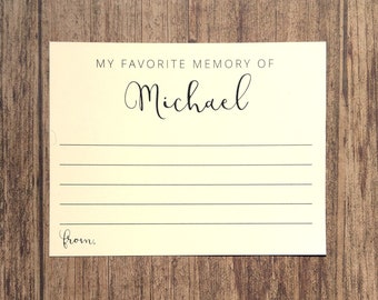 Personalized Retirement Card My Favorite Memory - Custom Memory Cards For Goodbye Party