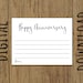 Happy Anniversary Cards Printable PDF DIY Instant Download 8.5 X 11 and ...