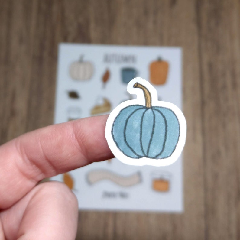 Autumn Sticker Sheet - Cozy Fall Stickers Set for Planners and Bujos - Etsy