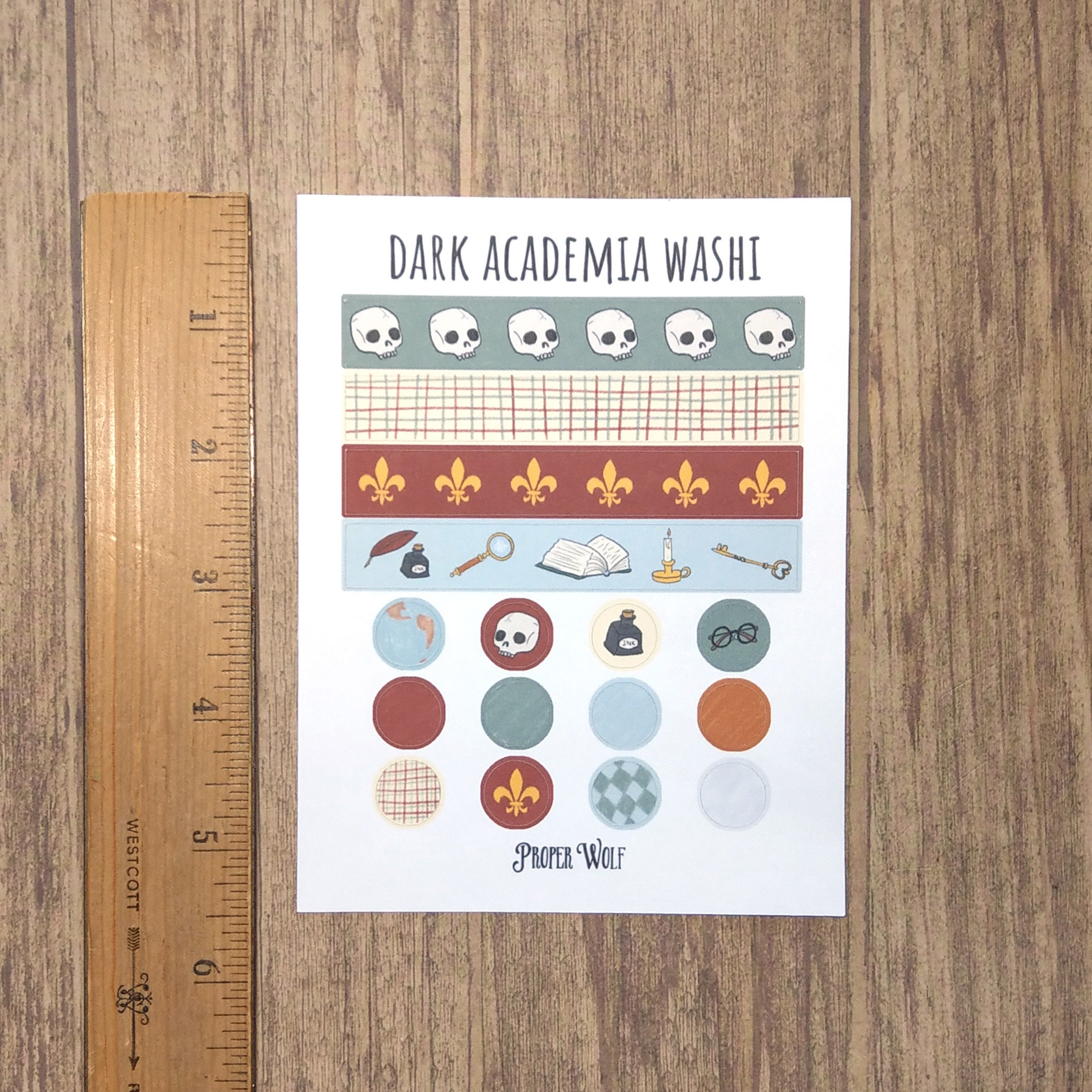 Dark Academia Sticker Set Combo Darkademic Aesthetic - Etsy