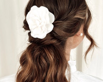 Bridal Hair Flower Silk - Stella