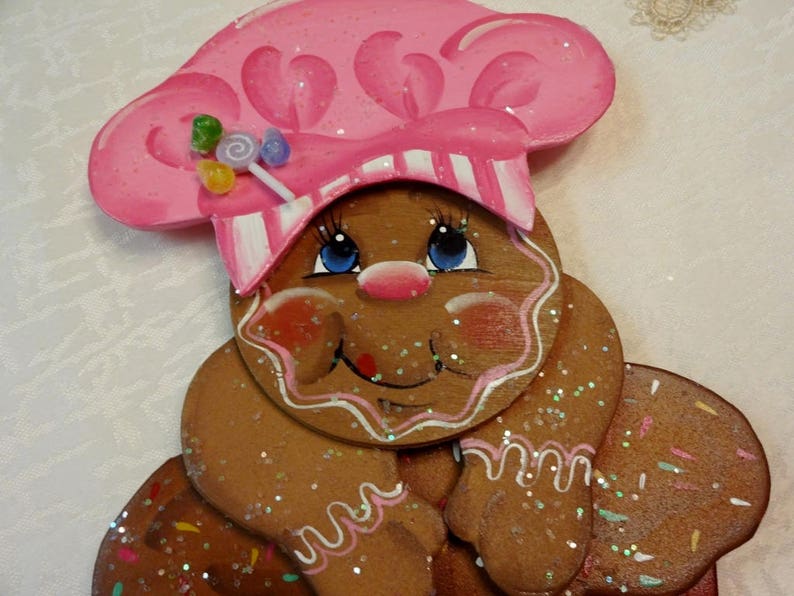 Gingerbread Decor Kitchen Decor,Frige Magnet Home Decor Gingerbread Cupcake Magnet