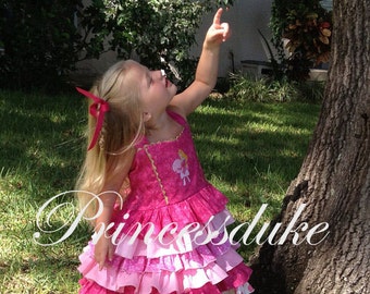 Sleeping Beauty Pink Princess Aurora Inspired Princessduke Dress