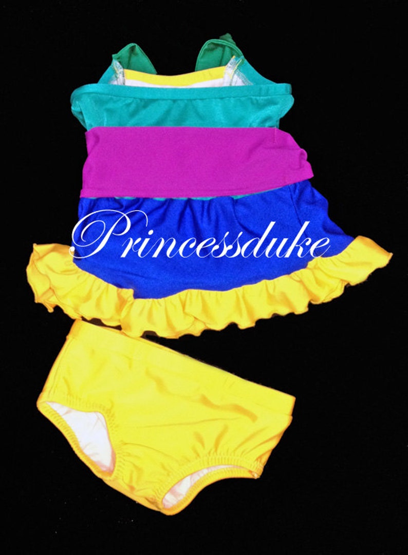 Princess Mulan Inspired Princessduke Birthday Swimsuit