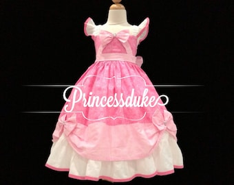 Cinderella Pink Beautiful BALL GOWN Inspired Princessduke Pageant Dress