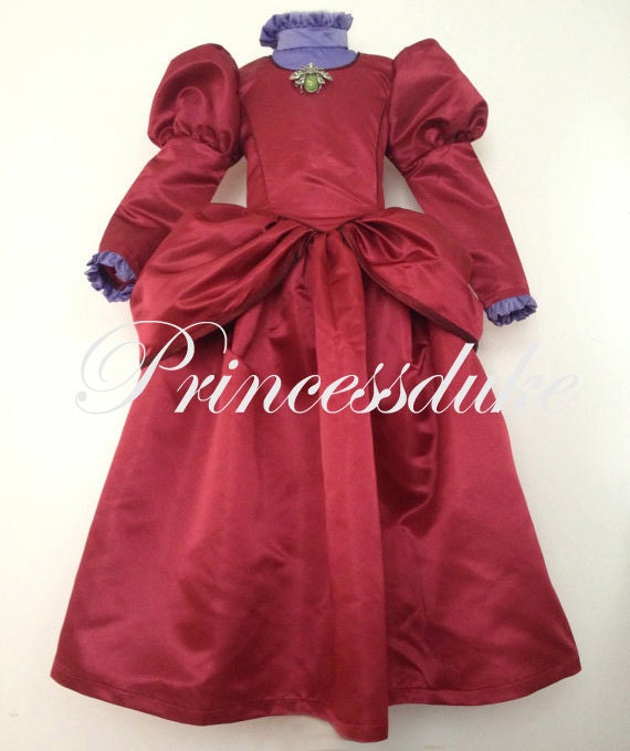 Girl s Cinderella Step Mother Lady Tremaine Inspired Princessduke Dress Etsy UK