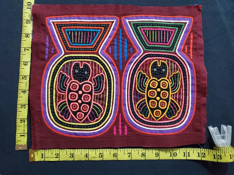 1300 6083 Vintage Panel Unframed Large Mola Authentic Original - Etsy