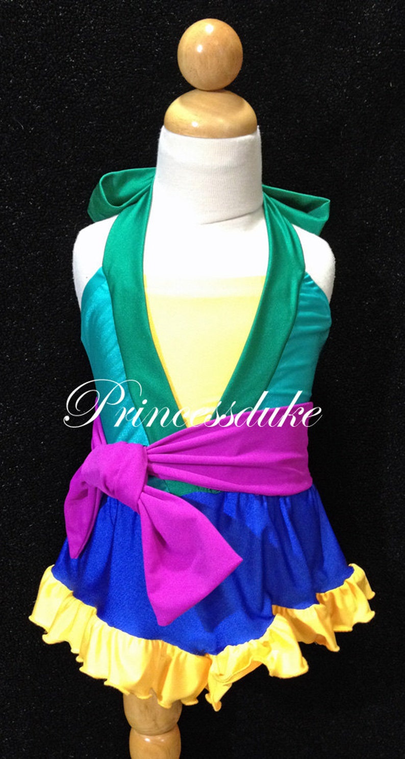 Princess Mulan Inspired Princessduke Birthday Swimsuit
