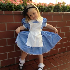 Alice in Wonderland Blue White Inspired Princessduke Dress - Etsy