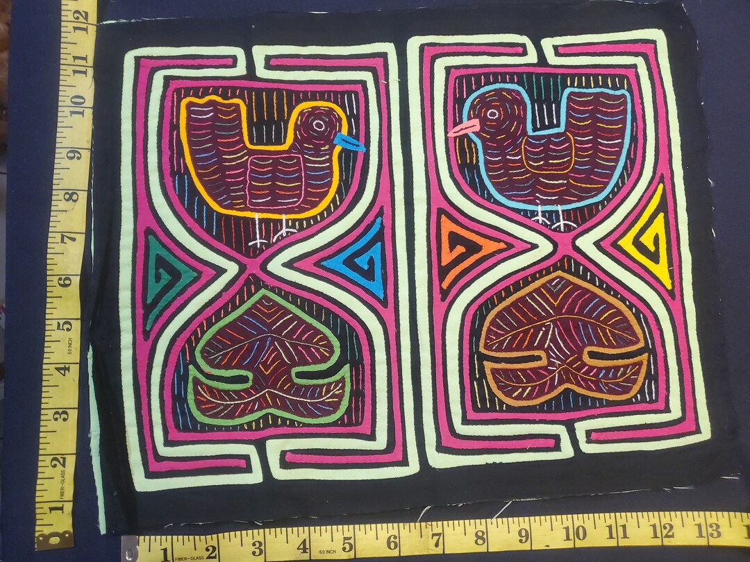 1300 6083 Vintage Panel Unframed Large Mola Authentic Original - Etsy