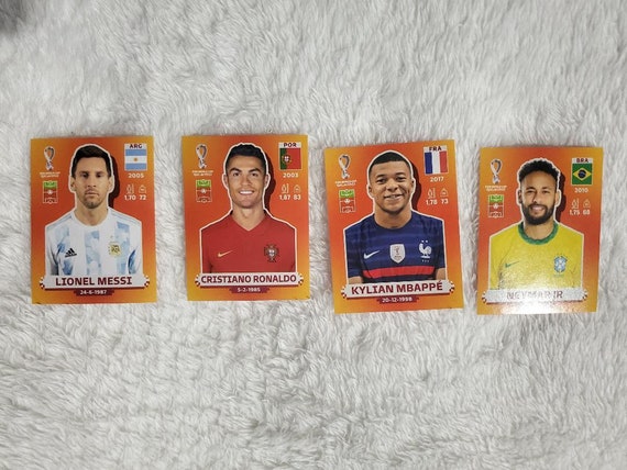 EXTRA STICKER MBAPPE MESSI CR7 NEYMAR World Cup Qatar 2022 PANINI LOT