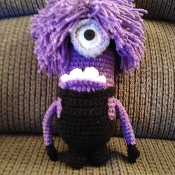 Evil purple pill monster PATTERN