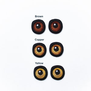 Toy Safety Eyes: Teddy - Amber Toy Safety Eyes: Teddy - Amber
