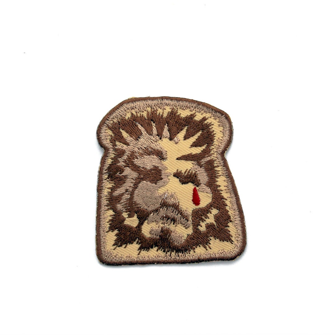 Jesus Toast Embroidered Patch, Iron on Patches for Jackets, Religious