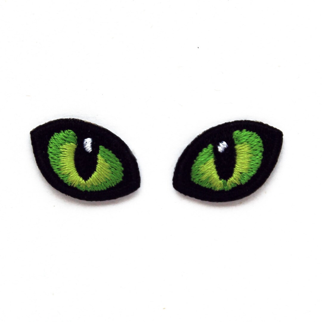 Pack 5 Pairs Green Sew on Cats Eyes for Crafting, 20mm Toy Safety Eyes