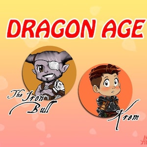 Dragon Age 1&quot; Buttons