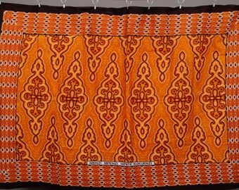 Afrikanischer Stoff rot/ orange