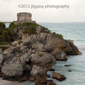 Photograph- Tulum Watchtower (Tulum, Mexico)