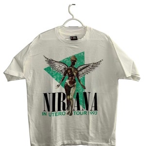 Nirvana in Utero Tour 1993 T Shirt - Etsy