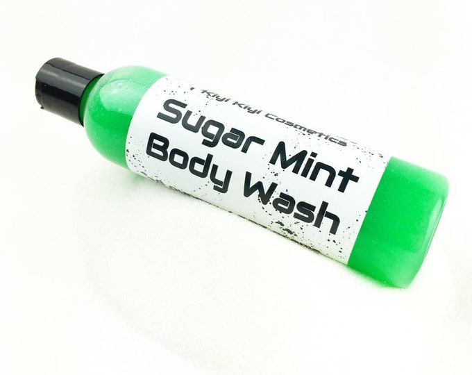 Sugar Mint Body Wash, Mint Shower Gel, Minty Shower Gel, Fresh Body