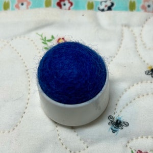 Needle Threader Caddy for Clover Needle Threader accessory Base Only Cobalt Blue