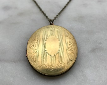 Vintage Brass Locket
