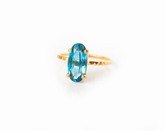 London Blue | Topaz Engagement Ring