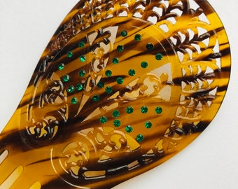 Victorian faux tortoiseshell hair comb