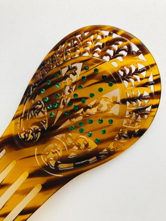 Victorian Faux Tortoiseshell Hair Comb - Etsy display picture 1