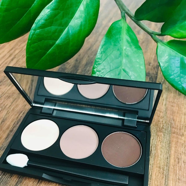 All Natural Neutral Eye-shadow Trio- Vegan and Cruelty-Free - Pigmented