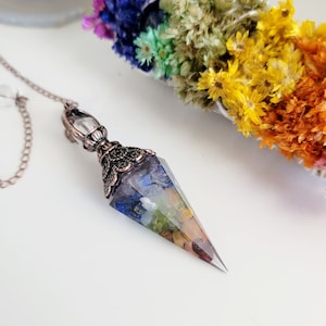 Chakra Pendulum - Crafted - Luxury chain - Pendulum/Dowsing Tool for Chakra/Reiki/Balancing/Meditation/Crystal Pendulum