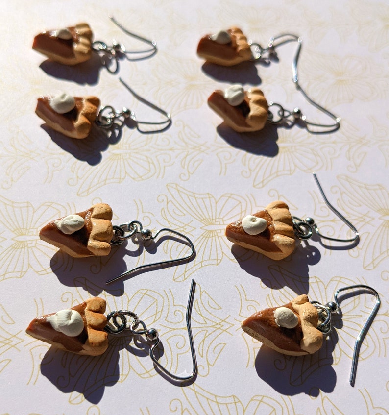 Pumpkin Pie Clay Earrings image 7