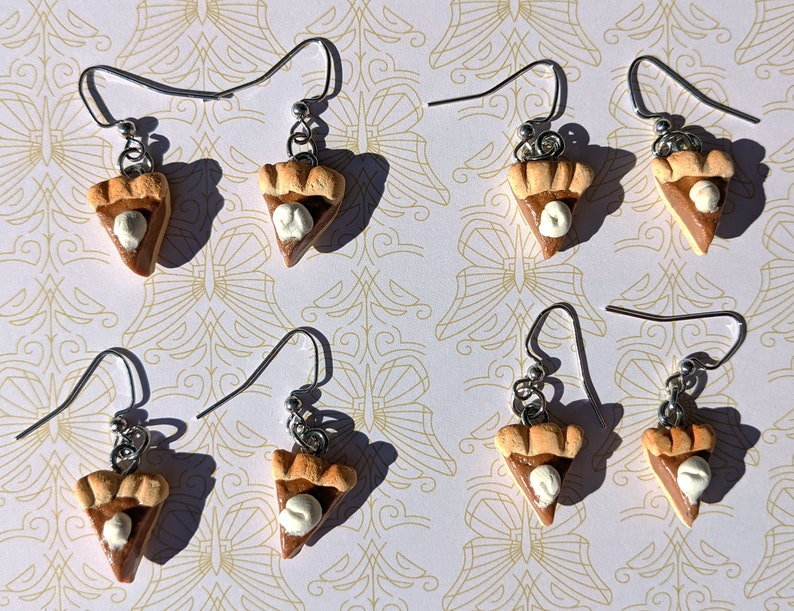 Pumpkin Pie Clay Earrings image 6