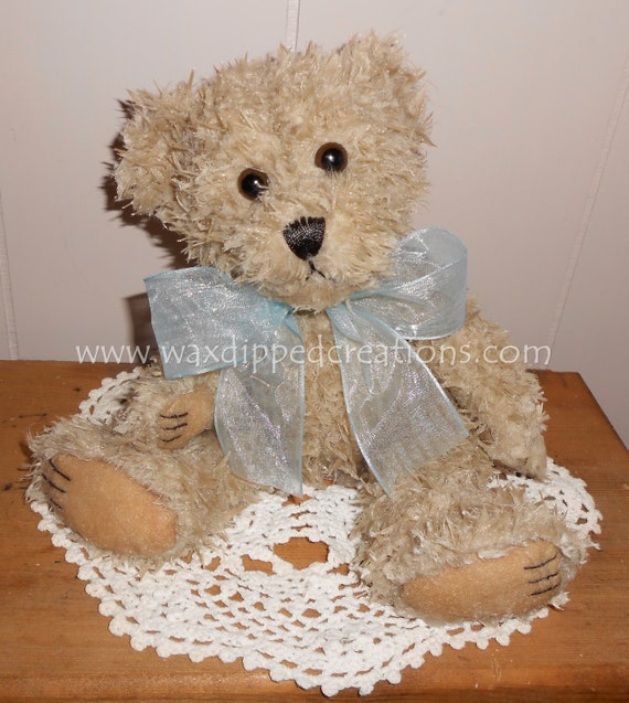 scented wax dipped teddy bears