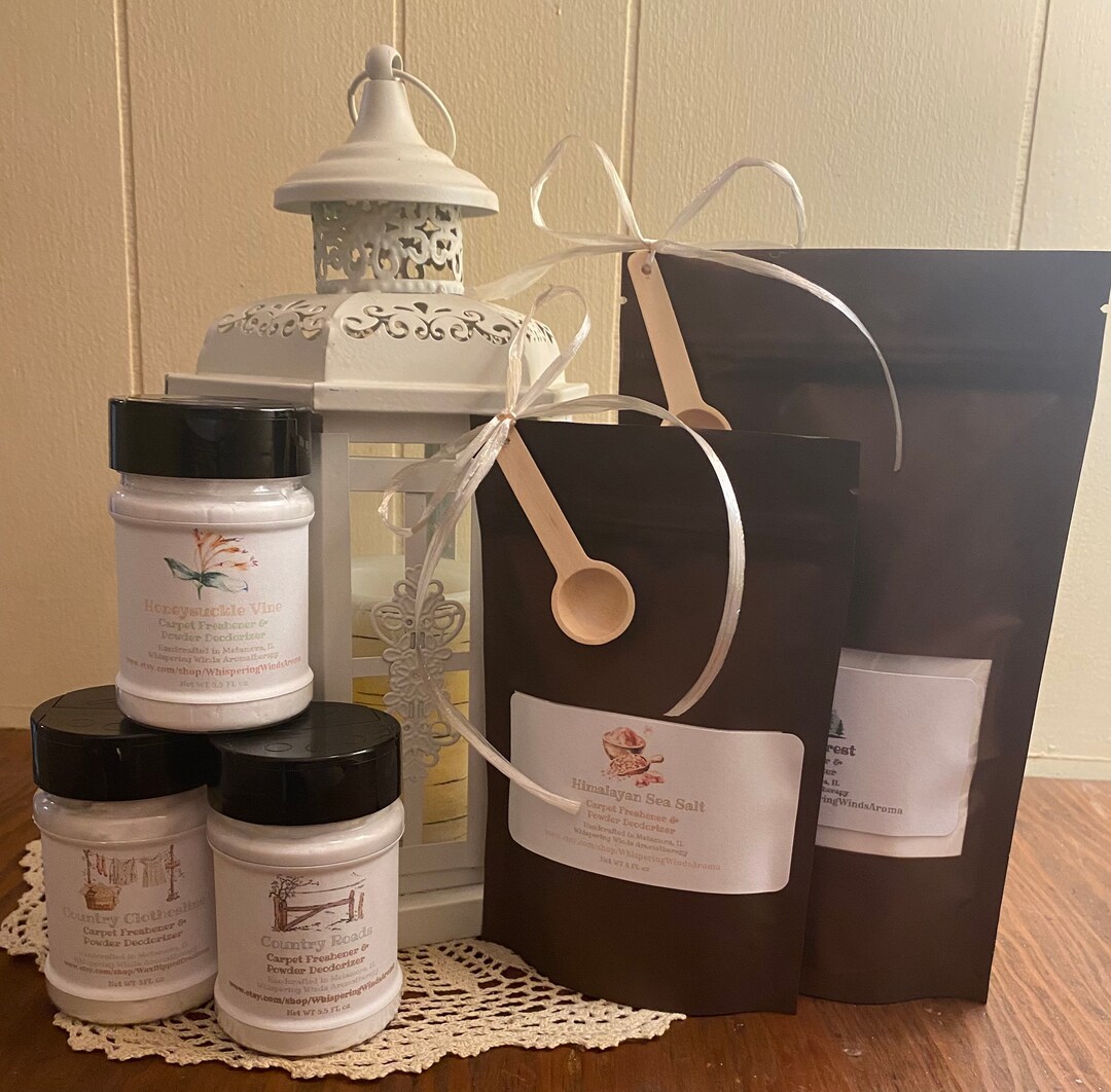 Scented Carpet Freshener / Powder Deodorizer Shaker Bottle Etsy