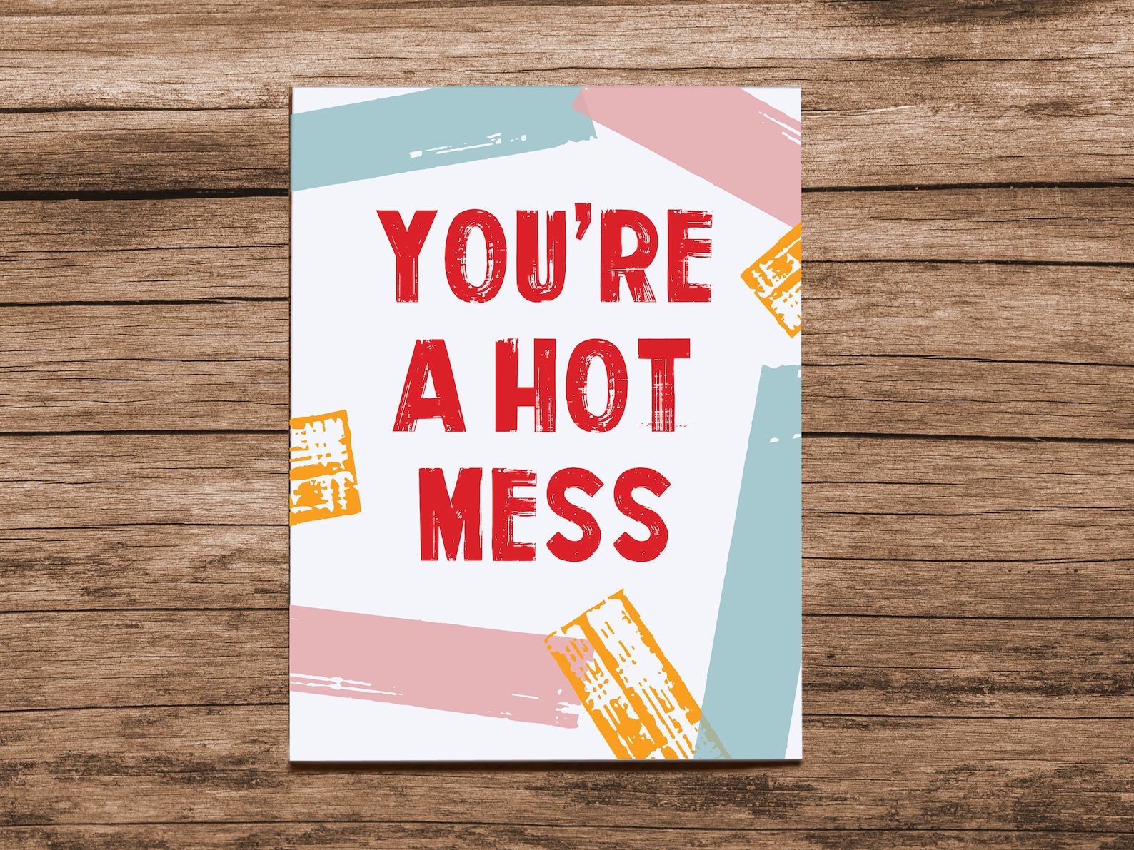 You're a Hot Mess Support Humor Funny Being a Etsy