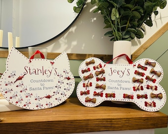 Personalised Dog Advent Calendar, Cat advent calender