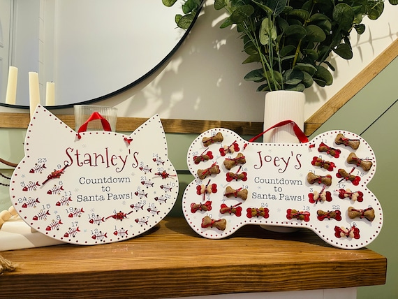 Personalised Dog Advent Calendar, Cat advent calender